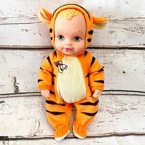 LAUER TOYS Disney Water Babies Tigger Winnie the Pooh Orange 13" 1990